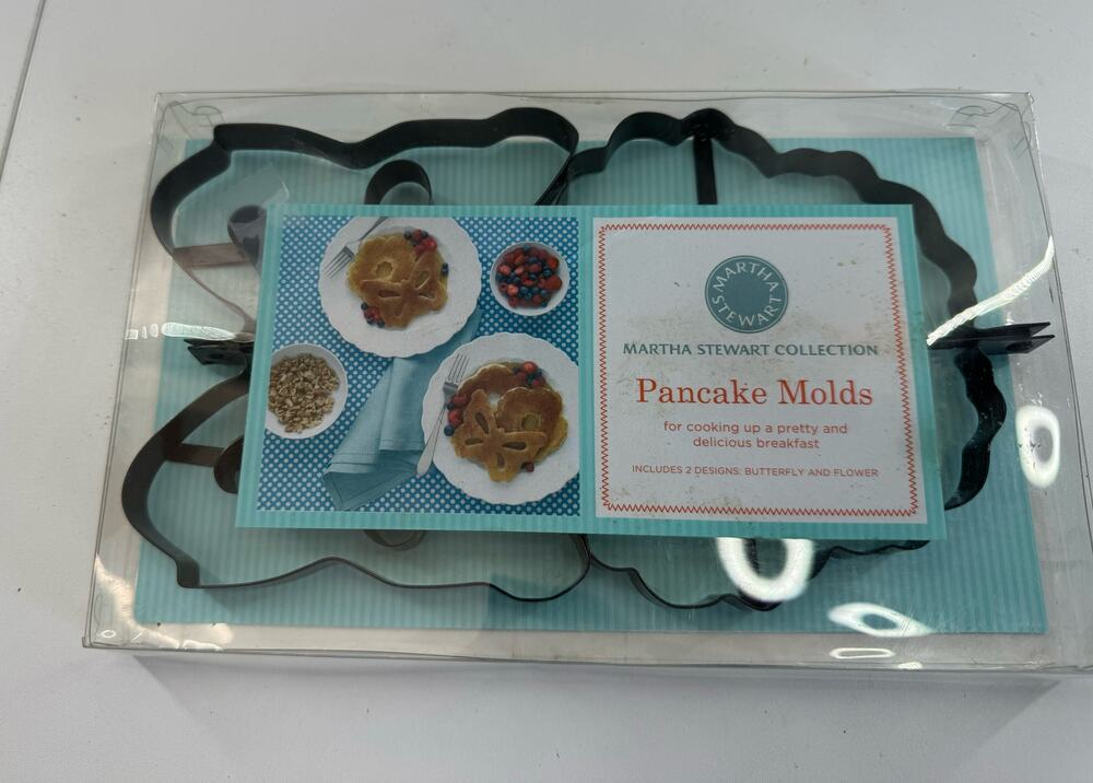 Martha Stewart Butterfly & Flower Pancake Molds - NEW